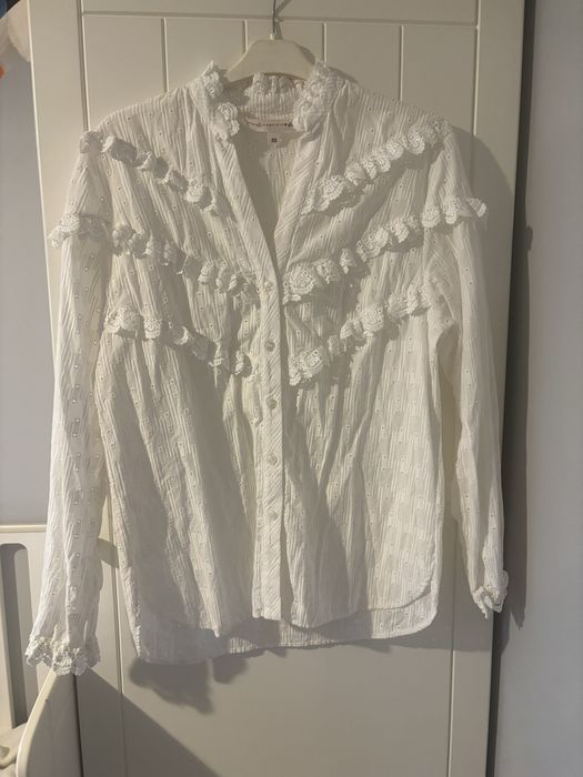 Me complete kremowa ażurowa XS koronki koszula