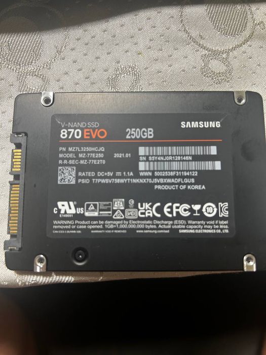 samsung evo 870 - купить комплектующие для ПК - Цена на OLX.ua