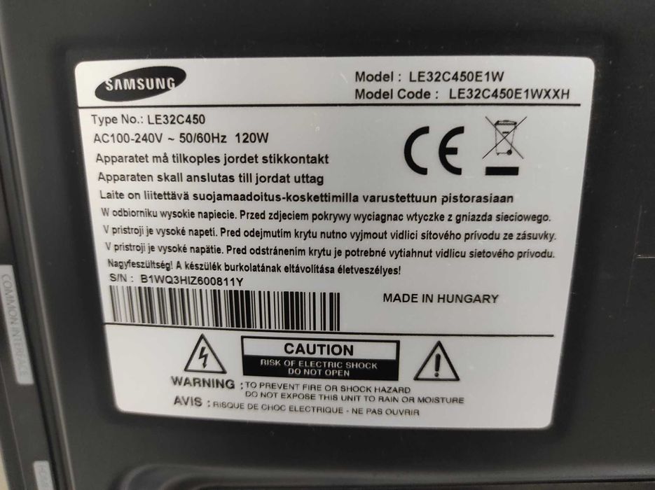 Телевизор Samsung le32c450