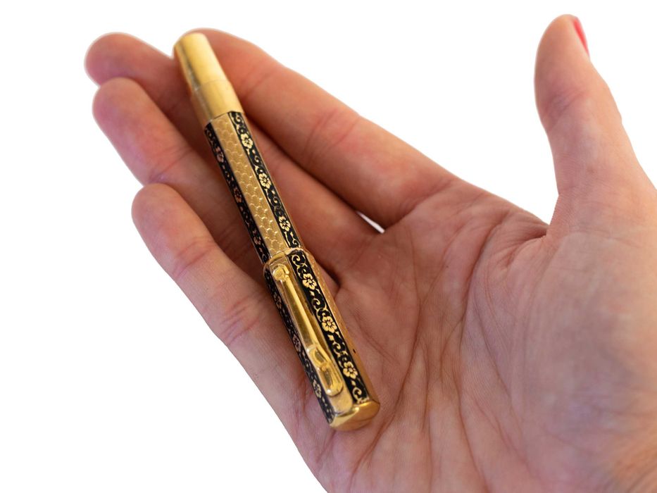 Caneta ouro Devotie Art Deco