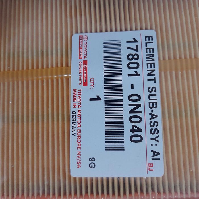 Filtros para toyotas
