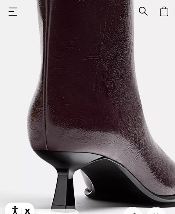 Чоботи kitten heel Stradivarius