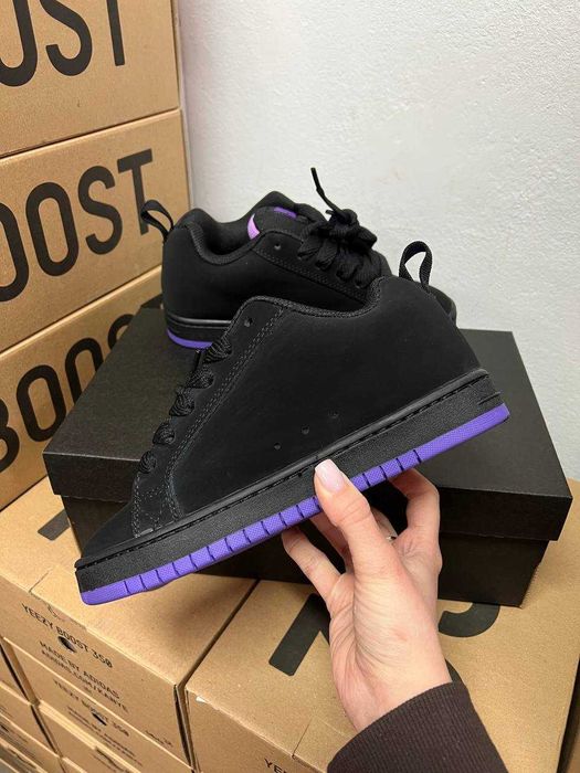 Женские кроссовки DC Shoes Court Graffik "Black Purple" 36-41