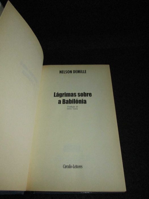 Livro Regresso do Inferno Nelson Demille Círculo de Leitores Capa dura