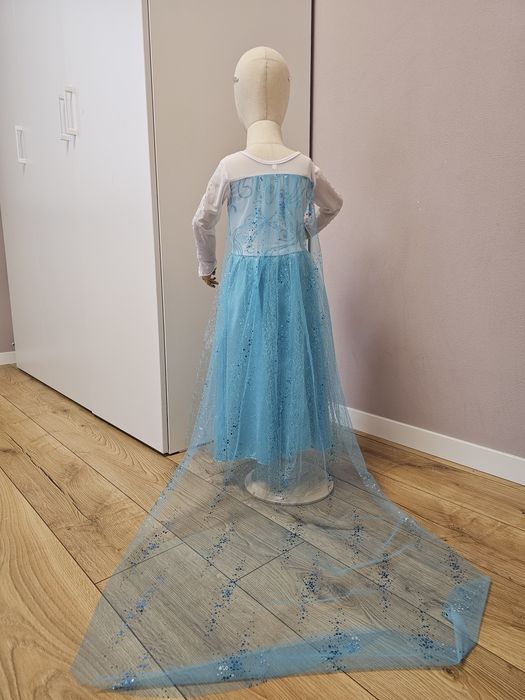 Сукня дитяча Ельза з рукавом платье Эльзы холодное сердце Frozen 110
