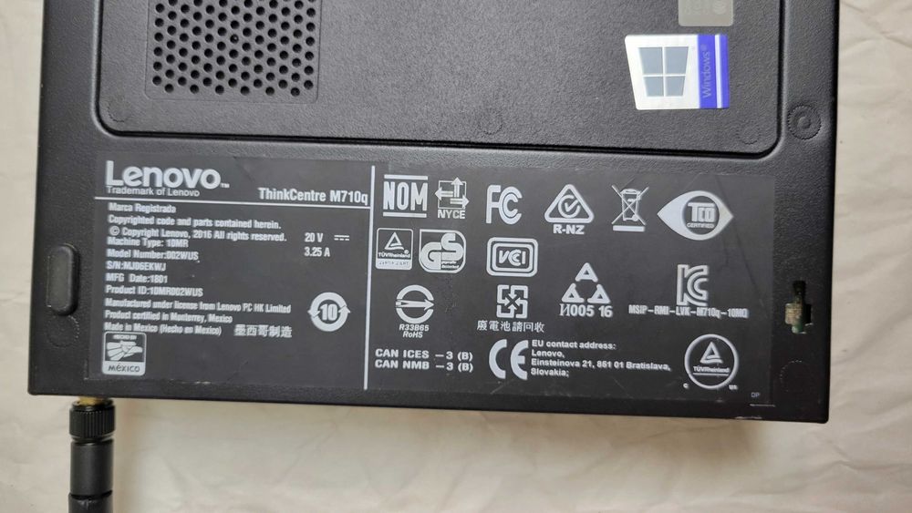 Неттоп 8/256Gb SSD WiFi W11 Lenovo ThinkCentre M710Q комп’ютер міні