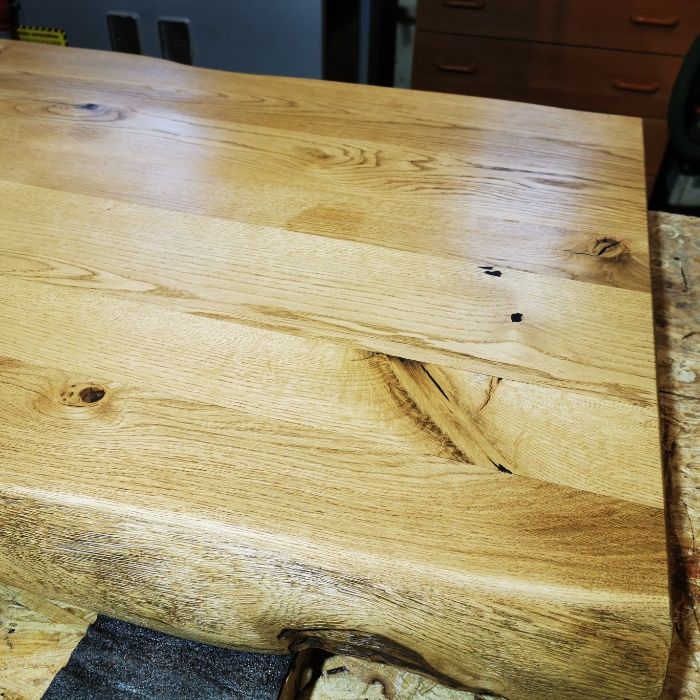 blat Dębowy 180x90x6 rustykalny