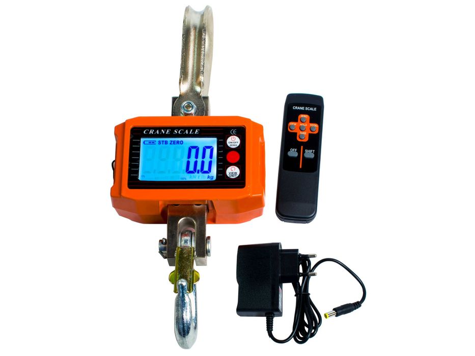 Rolnicza Elektroniczna Waga Hakowa Dźwigowa SOLIDNA 2t 2000kg Big Bag