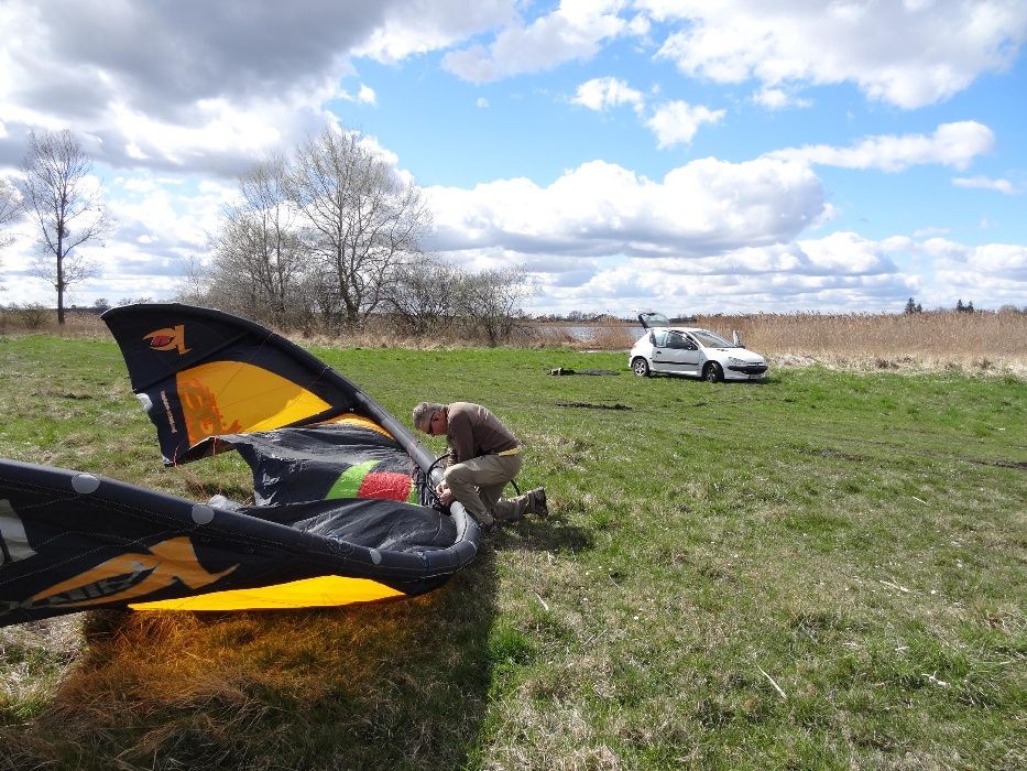 ADVANCE kite +bar stan b,dobry nienaprawiany jak ozone