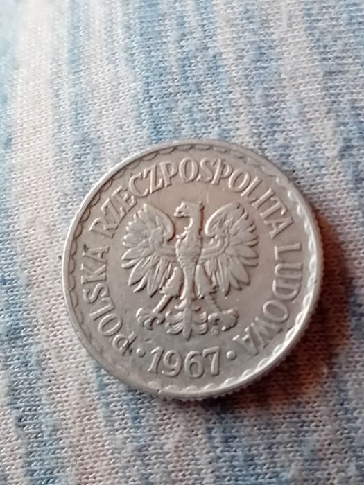 Moneta PRL 1 zł 1967 r