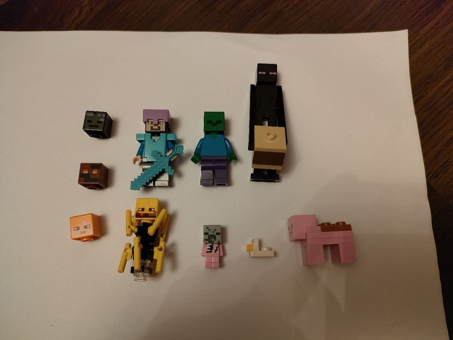 LEGO minifigurki Minecraft