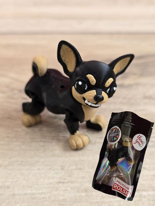 Figurka groźny Chihuahua 3d - Druk3d fidget mixGadzet
Nowy






Figu