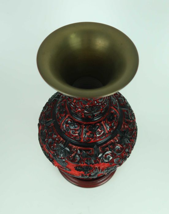 Grande jarra lacada - China - 31 cm