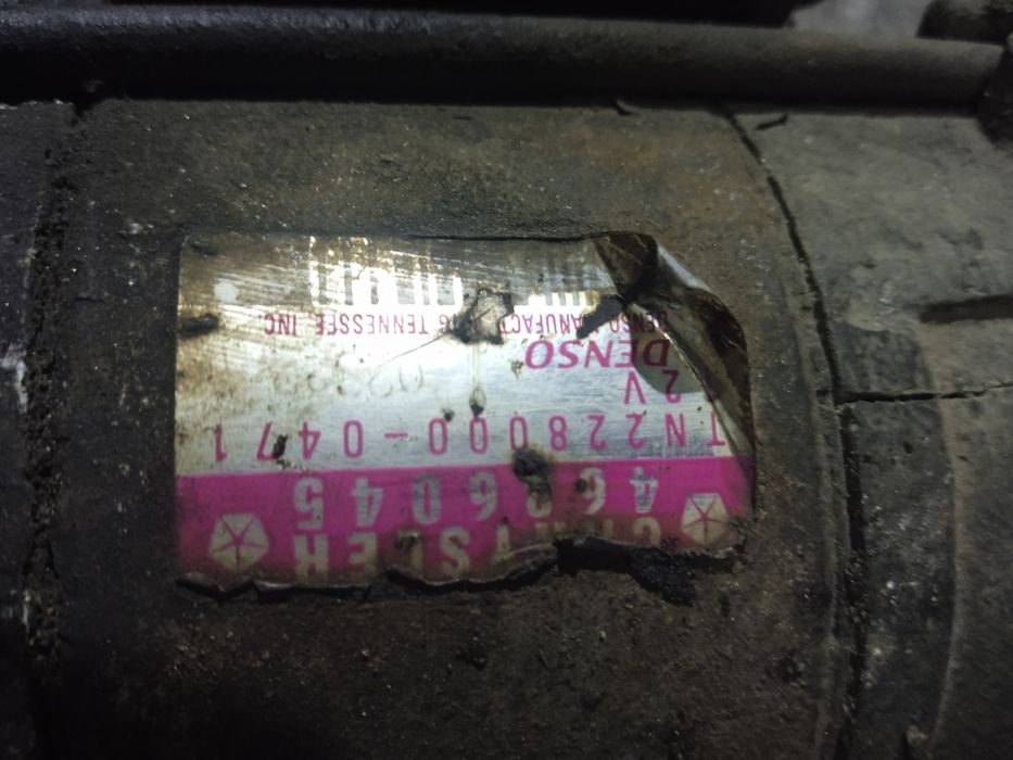 Стартер Chrysler Voyager