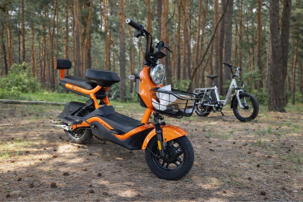 Электрический велосипед Crosser CR2 800W | До 45 км/год | Графеновий АКБ ‼️  Двухместный ‼️