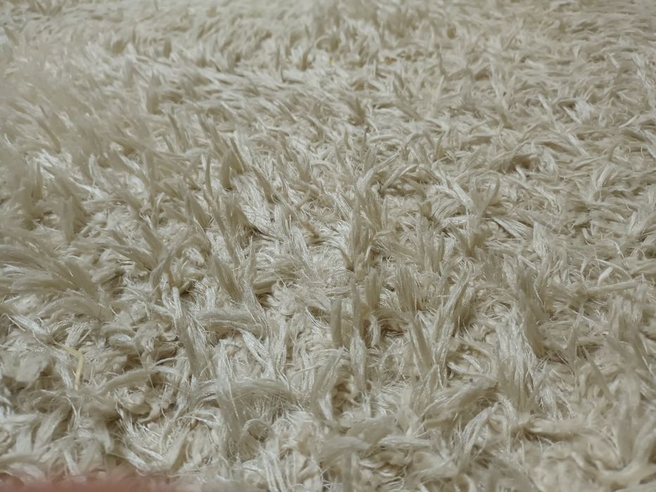 White Pearl Shag Rug