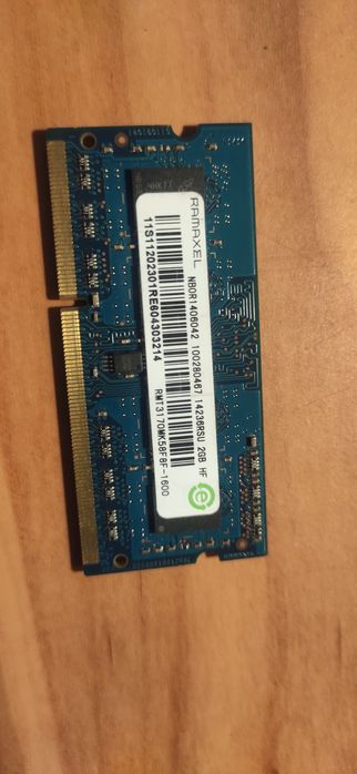 Оперативная память , ОЗУ для ноутбука DDR3, 2GB