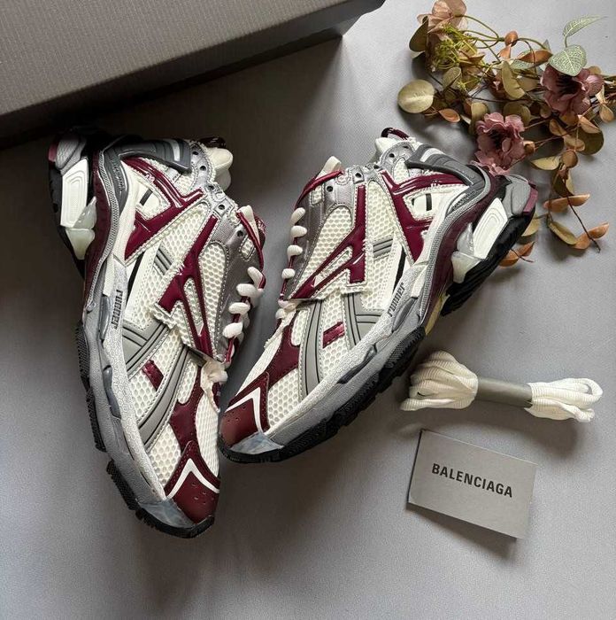 !SALE! Balenciaga Runner White Red 36 37 38 39 40 41 42 43 44 45 46 баленсіага