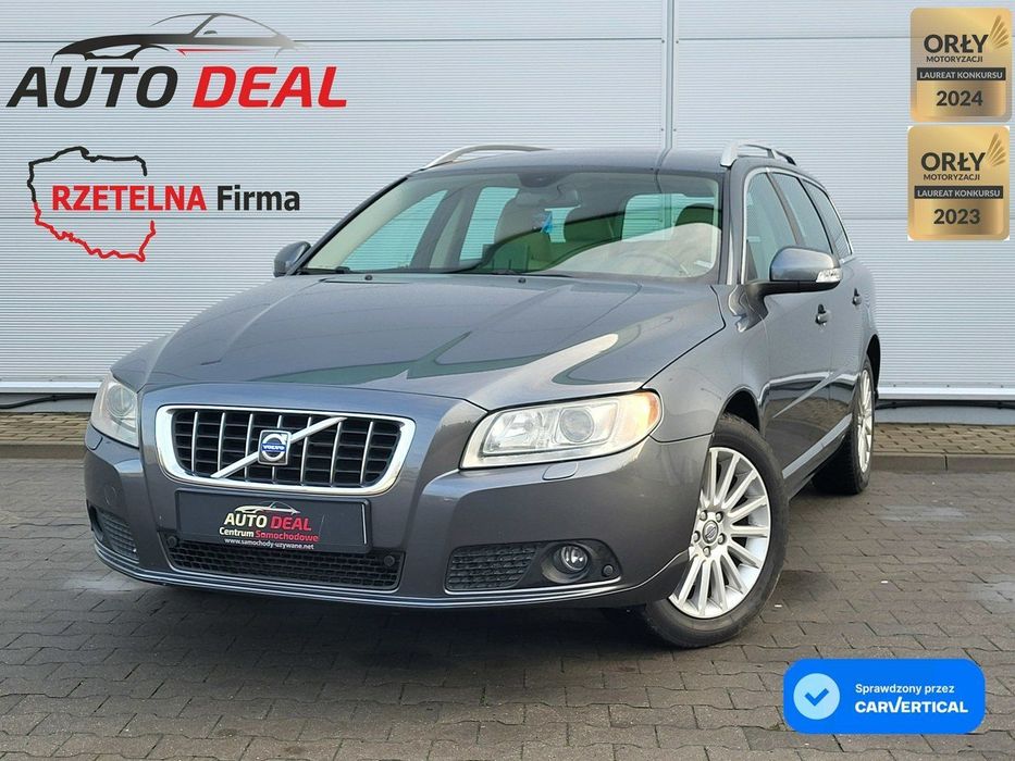 Volvo V70 2.4D, 163KM, Automat, Skóra, Nawigacja, Auto Komis Komis Piła,