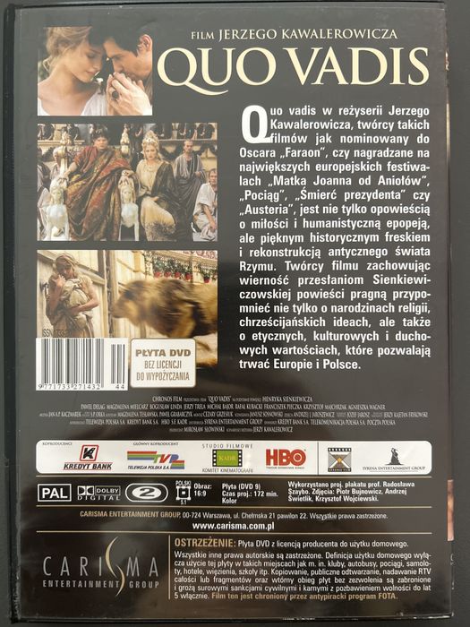 Quo Vadis DVD.