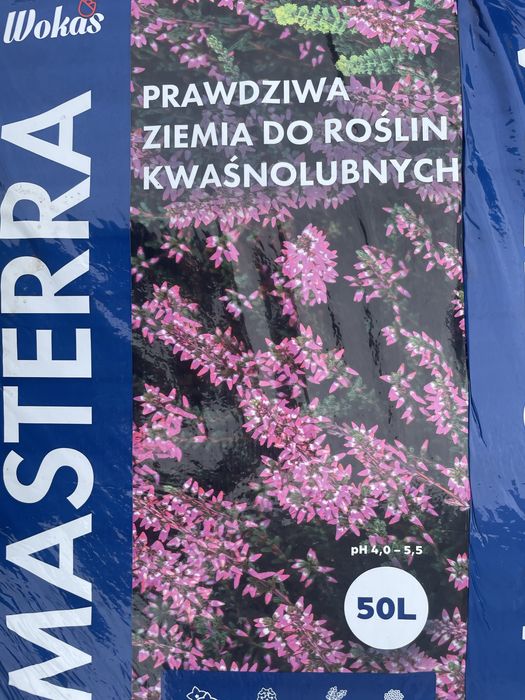Wokas masterra ziemia kwaśnolubna 50l paleta