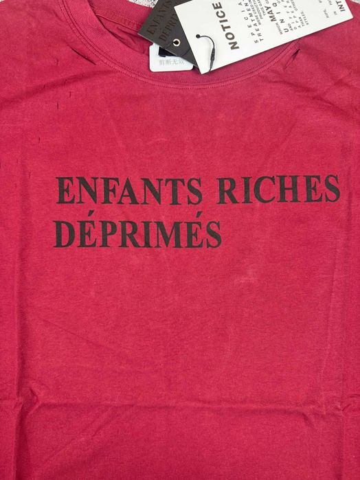 ‼️РОЗПРОДАЖ‼️ Футболка Enfants Riches Deprimes ERD червона opium