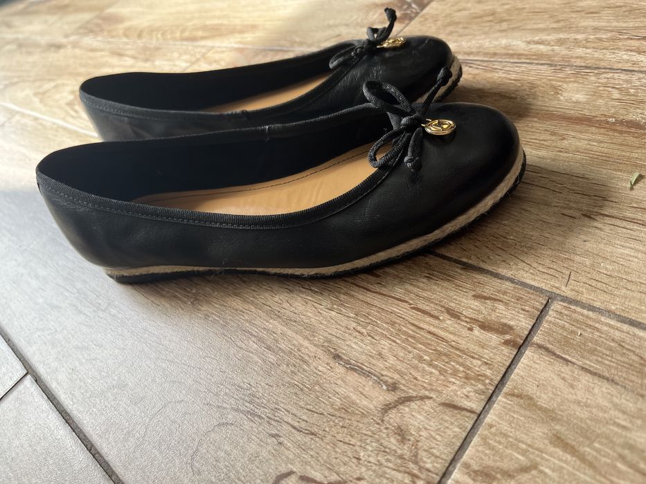 KAZAR - Półbuty, baleriny czarne, stan idealny! Dł wkladki 23 cm