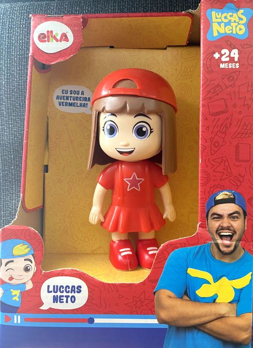 Boneca (Aventureira Vermelha a Gi) do Luccas Neto