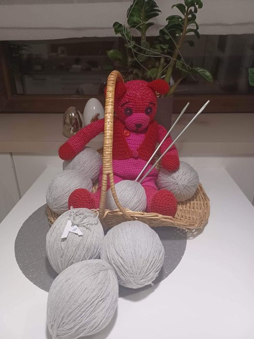 Włóczka jasny popiel nr 48 - Zuzia pruje