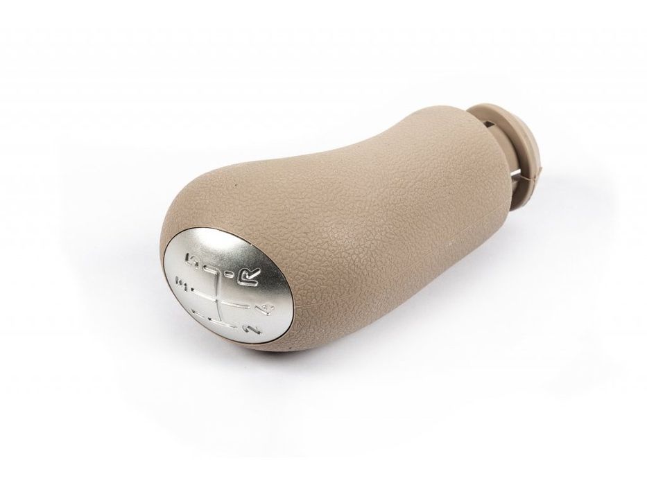 Dacia Logan MCV 2004-2014 рр. Ручка КПП 8200079112 (бежева з хромом)