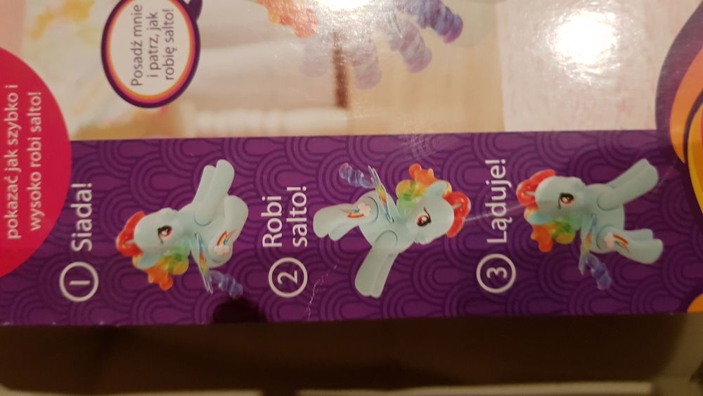 My Little Pony RAINBOW DASH konik  interaktywny wiek 5+