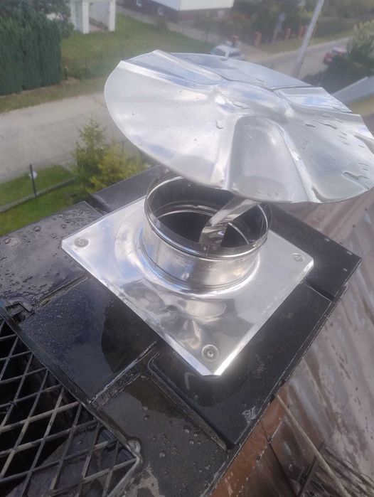 Frezowanie komina kominów, montaż wkładów kominowych