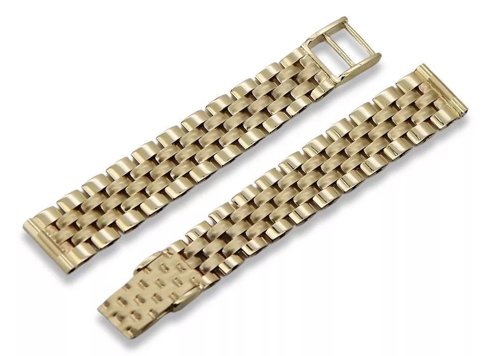 Złota bransoleta 14k 585 do zegarka damskiego lbw008y Gdańsk biżuteria