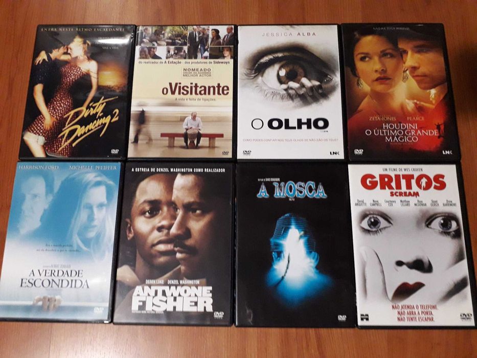 Filmes diversos em DVD