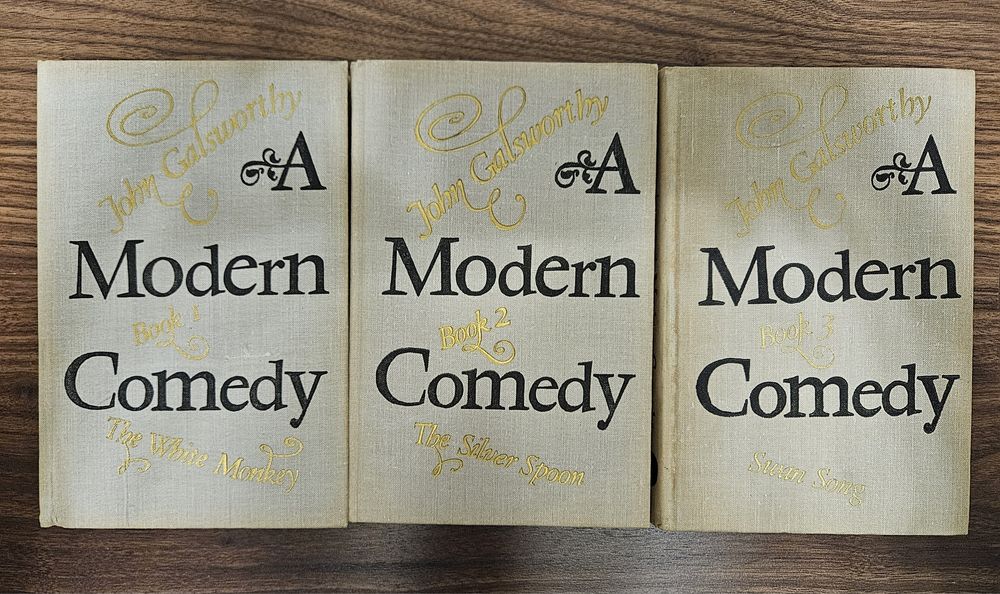 3 книги John Galsworthy - A Modern Comedy 3 томи англійською