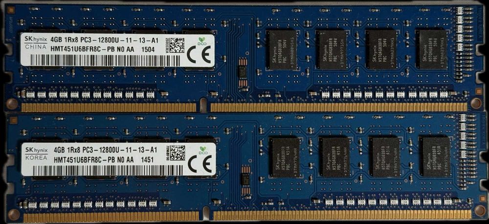 Pamięć RAM DDR3 SK Hynix 2x4GB 8GB 1600MHz