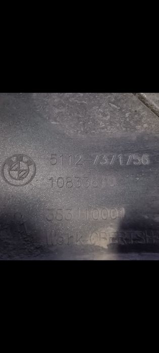 Parachoques BMW F20 LCI para choques 2017