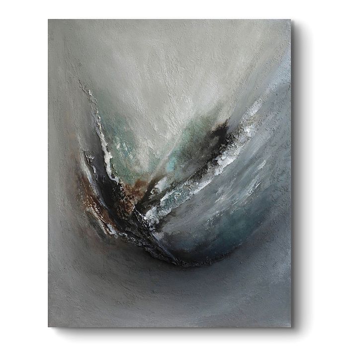 Quadro abstrato moderno decorativo 50x40 | Original abstract wall art