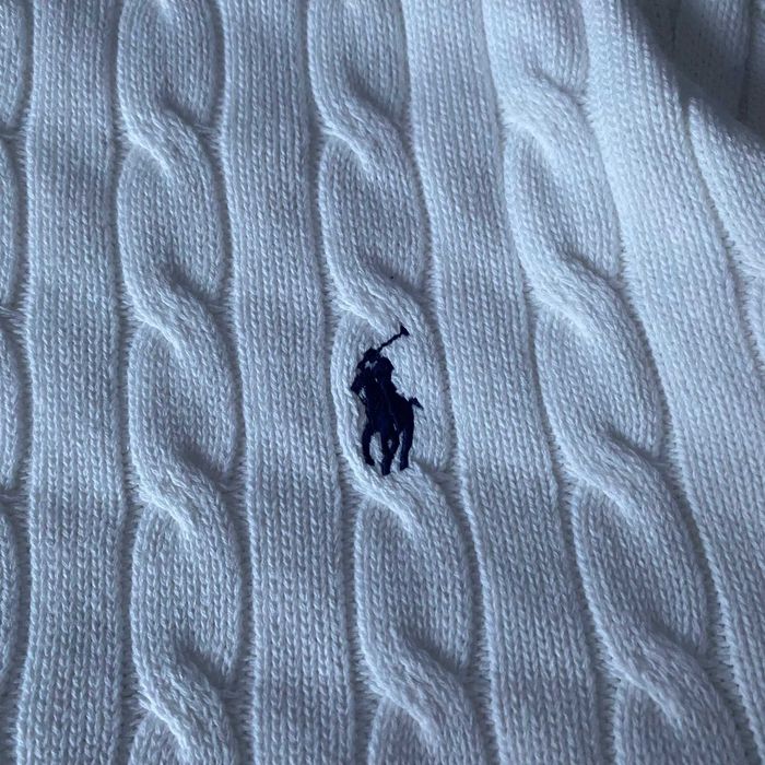 Biały sweter Polo Ralph Lauren - Rozmiar M