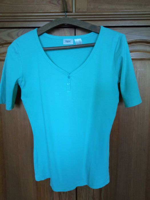 T shirt miętowy krótki rękaw