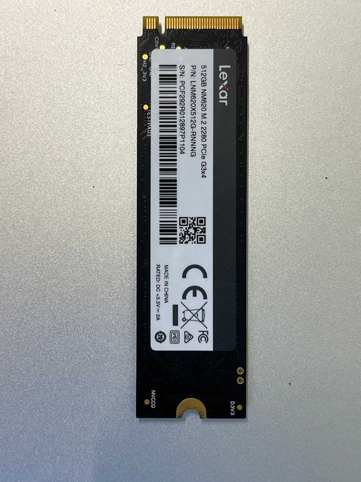 Dysk SSD M.2 NVMe Lexar NM620 512GB – Sprawny, Słupsk