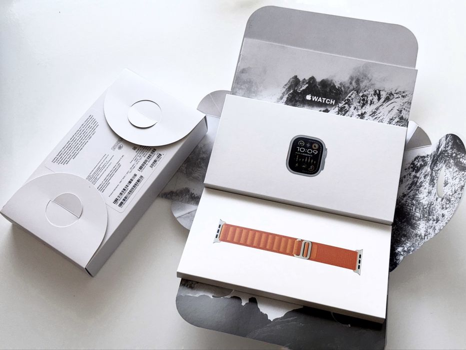Коробка для Apple Watch Series Ultra 2, біла оригінальна коробка