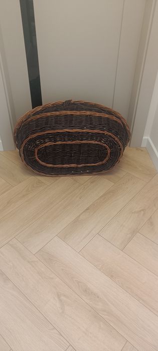 Kosz wiklinowy ozdobny