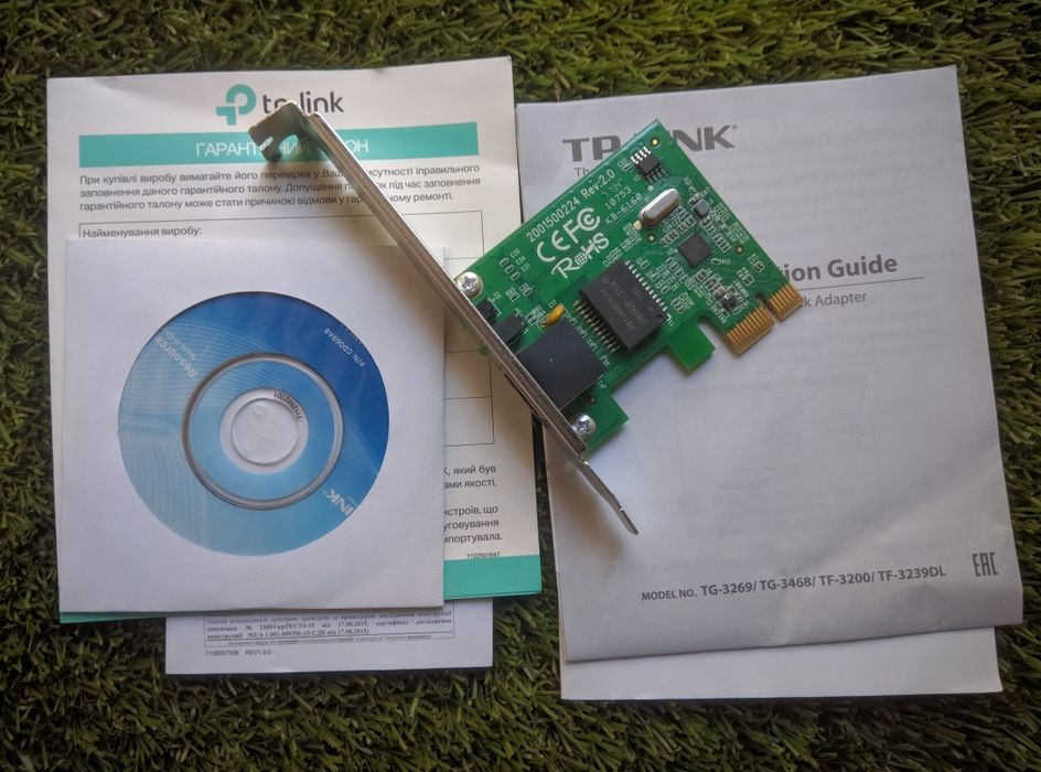 Гігабітний PCI Express Мережевий адаптер TP-Link TG-3468