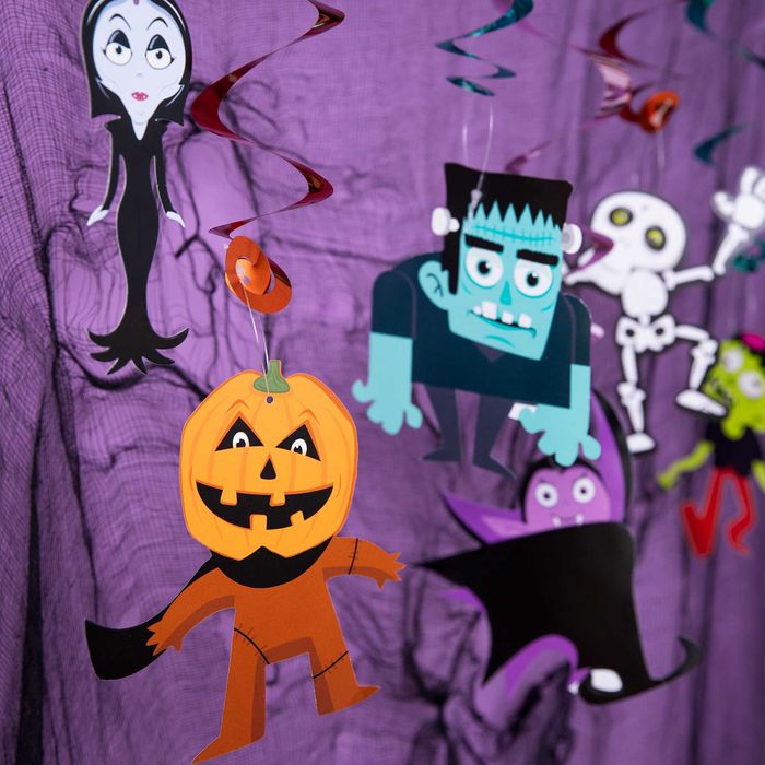 Dekoracja ŚWIDERKI "HALLOWEEN MONSTERS" 1opak./6szt.