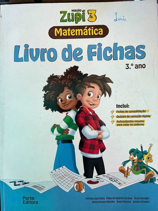 Zupi 3 Matemática | Livro de Fichas Matemática Novo Não Preenchido + Materais manipuláveis