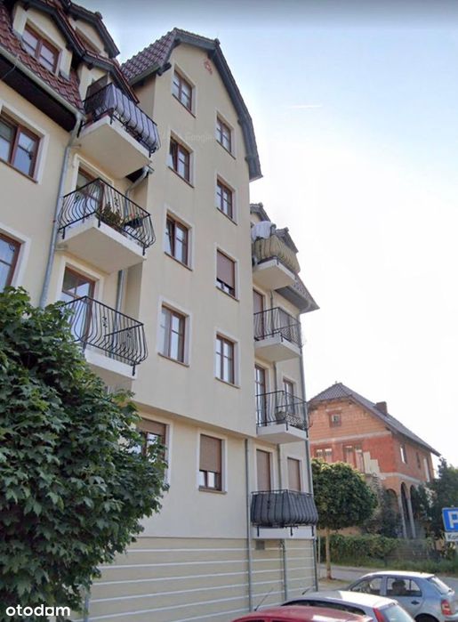 2 pokojowe mieszkanie w Zgorzelcu z balkonem i panoramą na Görlitz.