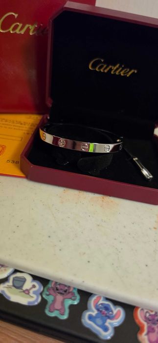Bransoletka Cartier silver 19
