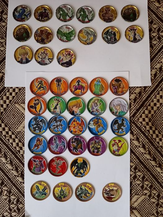 Tazos Tazo YU-GI-OH ! Metal x 23  Shadow x 4 Duel x 15 Razem 42  Oka !