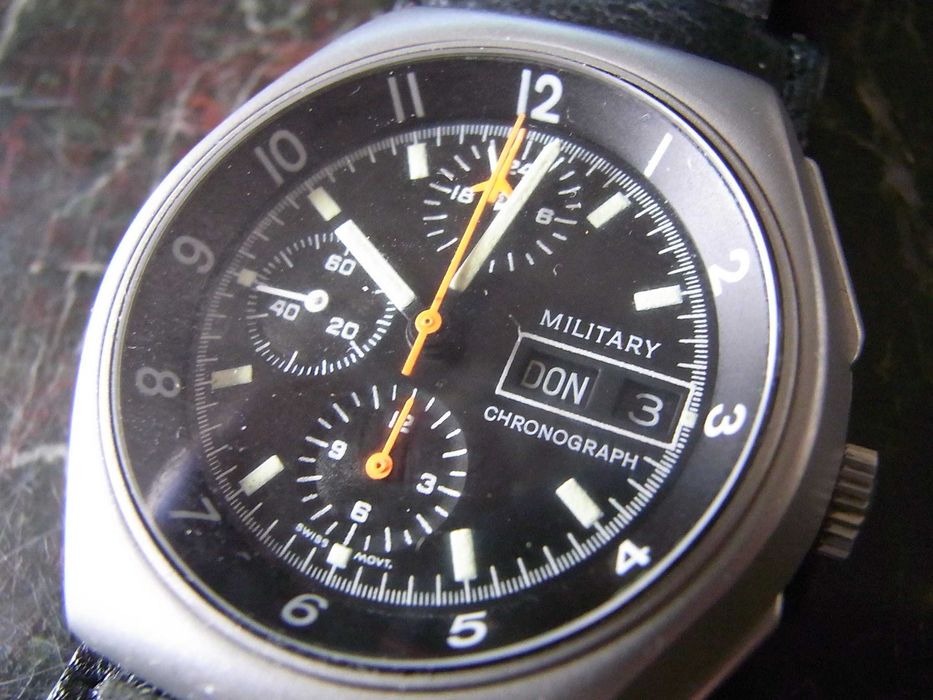 Oryginalny BUND Chronograf.Lemania kal.5100 Rarytas !Super Stan.TOP !